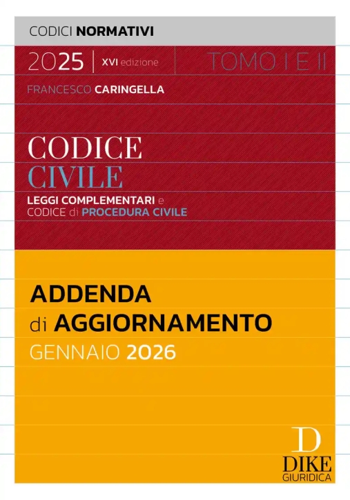 Immagine 0 di Addenda Agg. Codice Civile E Proc.2026