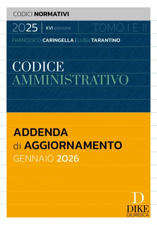Immagine 0 di Addenda Agg. Codice Amministrativo 2026