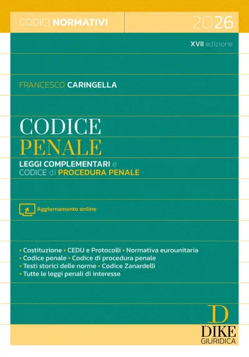 Immagine 0 di Codice Penale Leggi Compl.2026 Magistr.