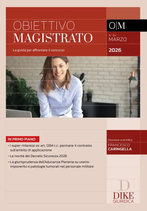 Immagine 0 di Rivista Obiettivo Magistrato 3-2026