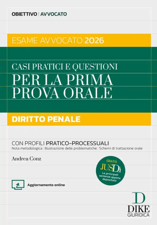 Immagine 0 di Casi Pratici Questioni Orale Penale 2026