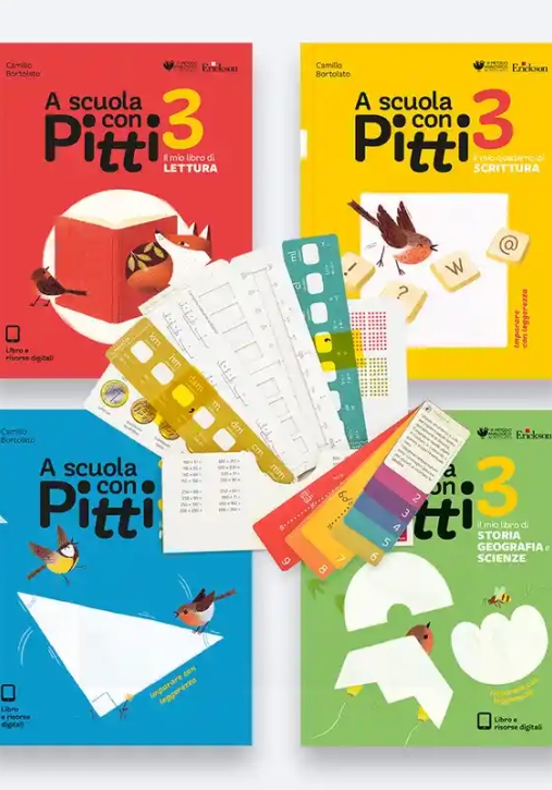 Immagine 0 di A Scuola Con Pitti. La Linea Del 1000. Per La Scuola Elementare. Vol. 3: Italiano, Matematica, Stori