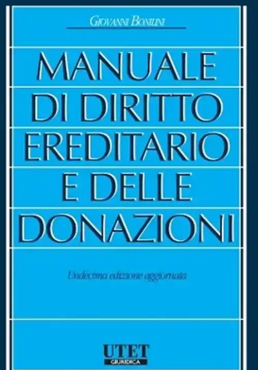 Immagine 0 di Manuale Diritto Ereditario Donaz.12ed