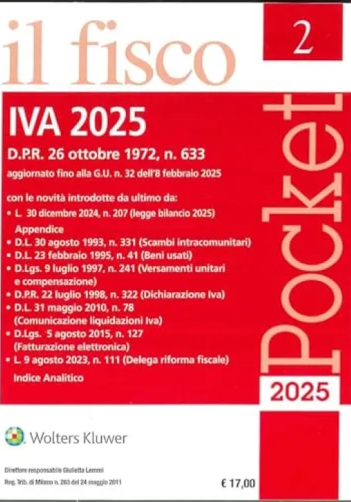 Immagine 0 di Iva 2025 Fisco Pocket 2