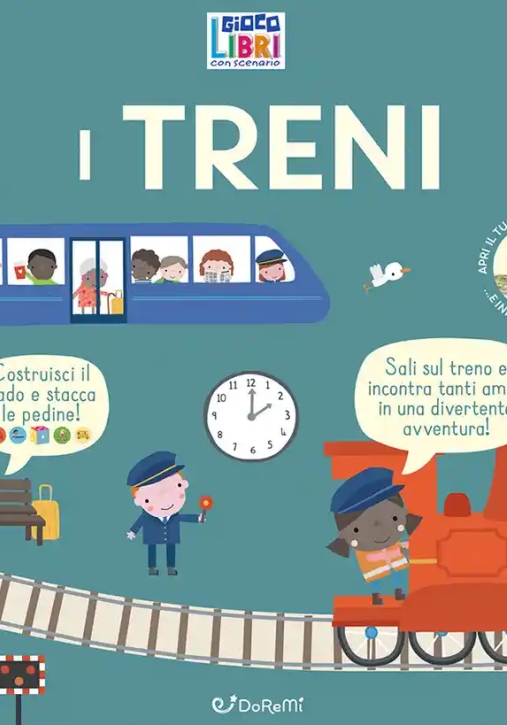 Immagine 0 di Giocolibri Con Scenario - Treni