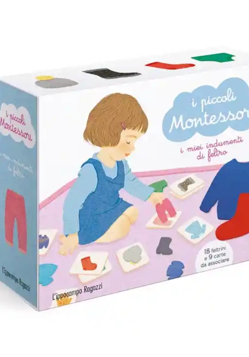Immagine 0 di Miei Indumenti Di Feltro. I Piccoli Montessori. Ediz. Illustrata. Con Prodotti Vari (i)