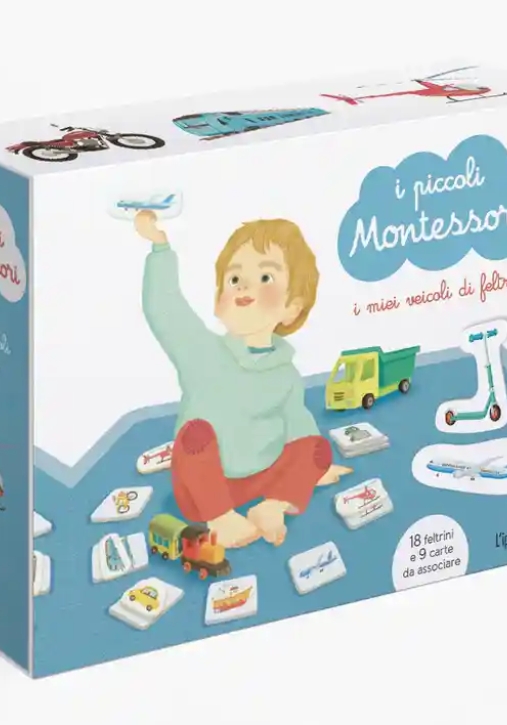 Immagine 0 di Miei Veicoli In Feltro. I Piccoli Montessori. Ediz. Illustrata. Con Prodotti Vari (i)