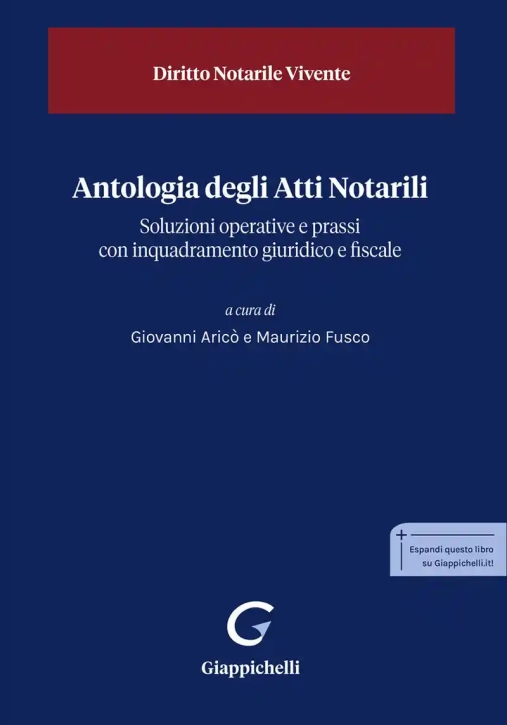 Immagine 0 di Antologia Degli Atti Notarili
