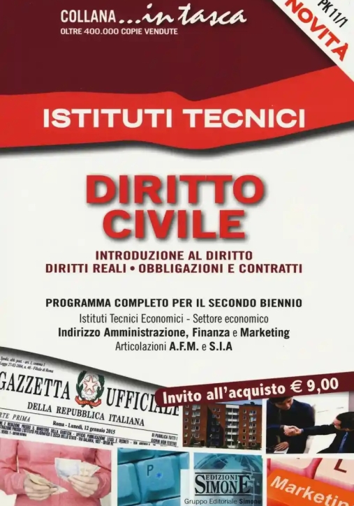 Immagine 0 di Pk11/1 Istituti Tecnici - Diritto Civile