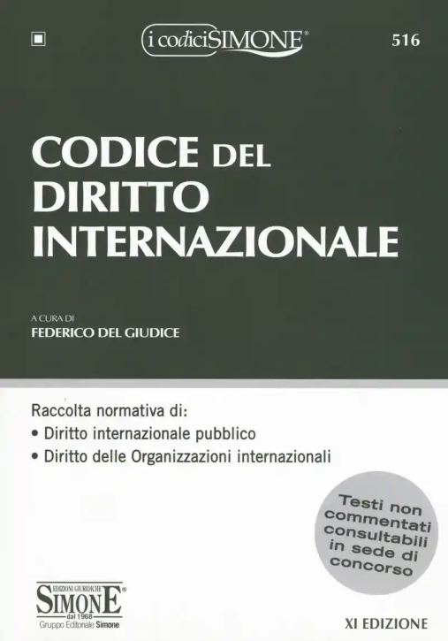 Immagine 0 di 516 Codice Del Diritto Internazionale