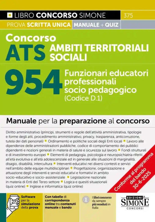 Immagine 0 di 954 Funzionari Educatori Soc.pedag.ats