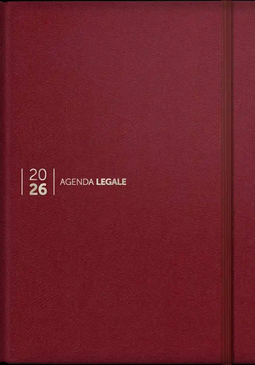 Immagine 0 di Agenda Legale - Leather Rossa