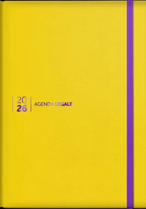 Immagine 0 di Agenda Legale 2026 Leather Gialla