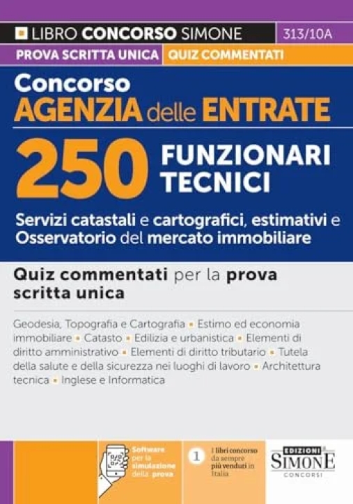 Immagine 0 di 250 Funzionari Tecnici Ag.entrate Quiz