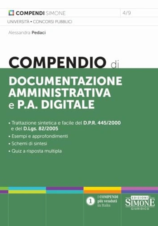 Immagine 0 di Compendio Documentazione Amm.va P.a. Dig