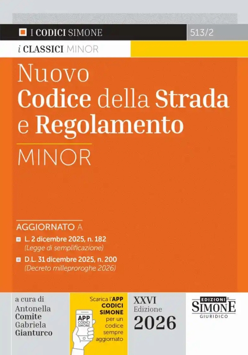 Immagine 0 di Nuovo Codice Strada E Regolam.26ed.2026