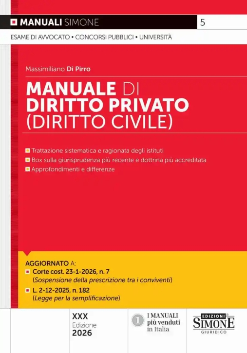 Immagine 0 di Manuale - Diritto Privato (civile) 30ed