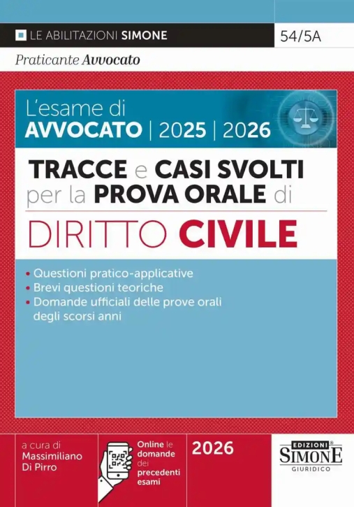 Immagine 0 di Esame Avvocato Orale Civile 202526