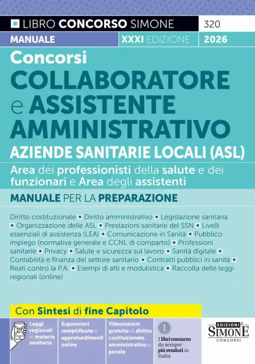 Immagine 0 di Collaboratore Assist.amm.vo Asl Man.31ed