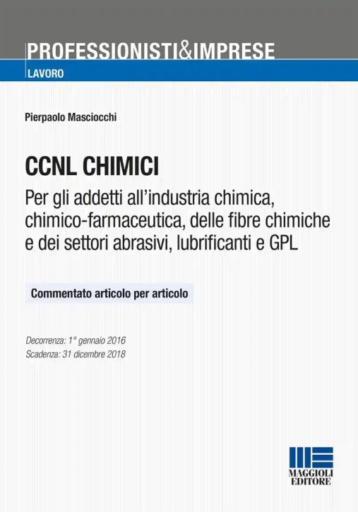Immagine 0 di Ccnl Chimici 1-1-2016 Al 31-12-2018