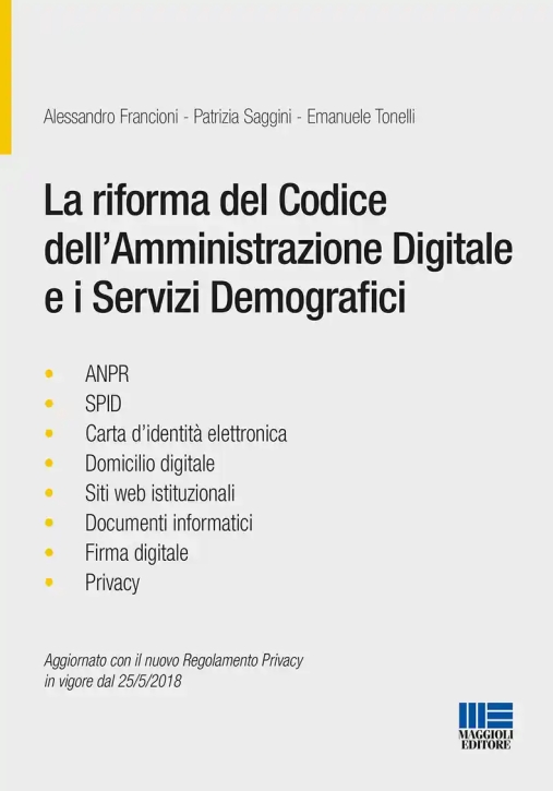 Immagine 0 di Riforma Del Codice Amm.ne Digitale Serv.