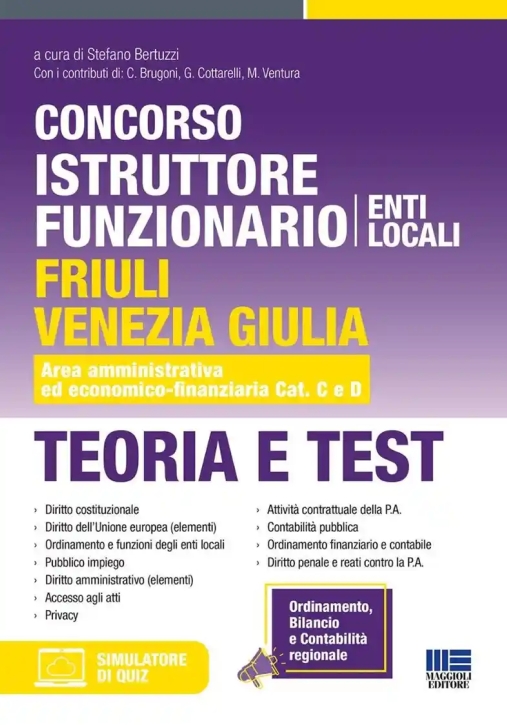Immagine 0 di Concorso Istruttore Funzionario Enti Locali - Friuli Venezia Giulia C D
