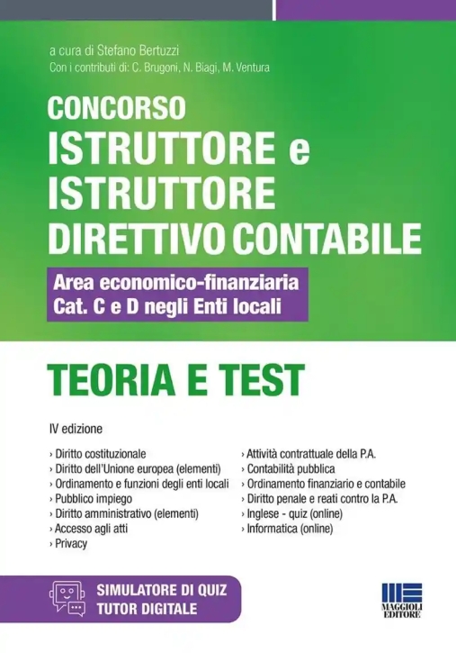 Immagine 0 di Istruttore Dirett.contabile Cat.c-d Test