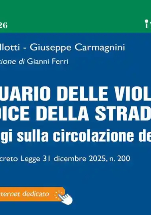 Immagine 0 di Prontuario Violazioni Cod.strada 2026