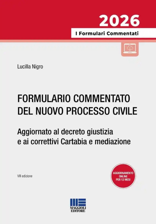 Immagine 0 di Formulario Comm.processo Civile 2026