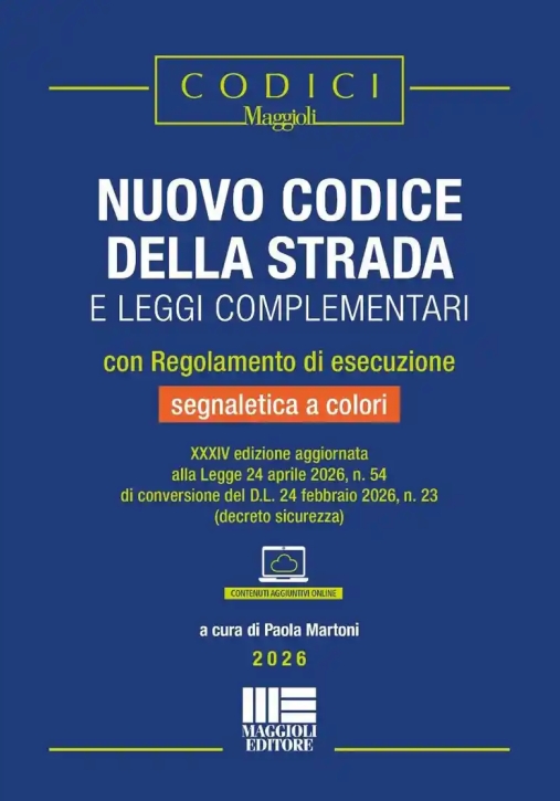 Immagine 0 di Nuovo Codice Strada Leggi Complem.2026