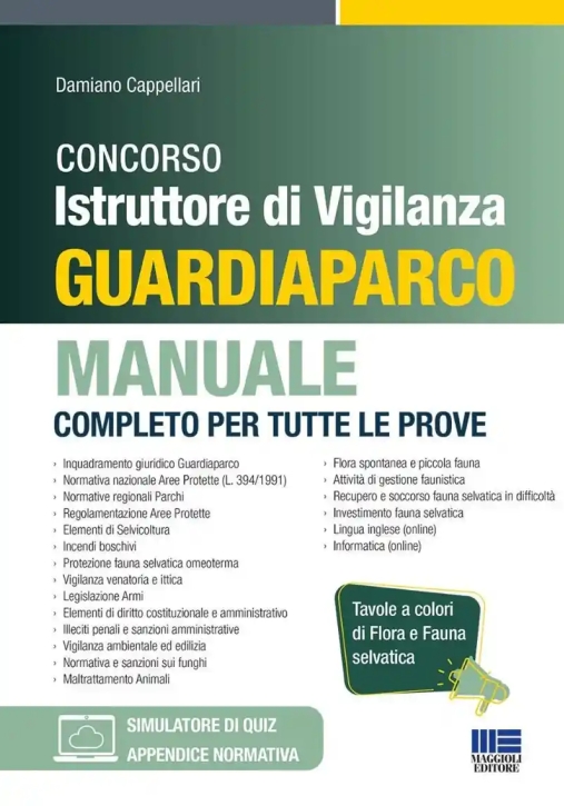 Immagine 0 di Istruttore Di Vigilanza - Guardiaparco - Manuale Completo