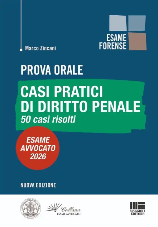 Immagine 0 di Casi Pratici Diritto Penale 2026 Orale
