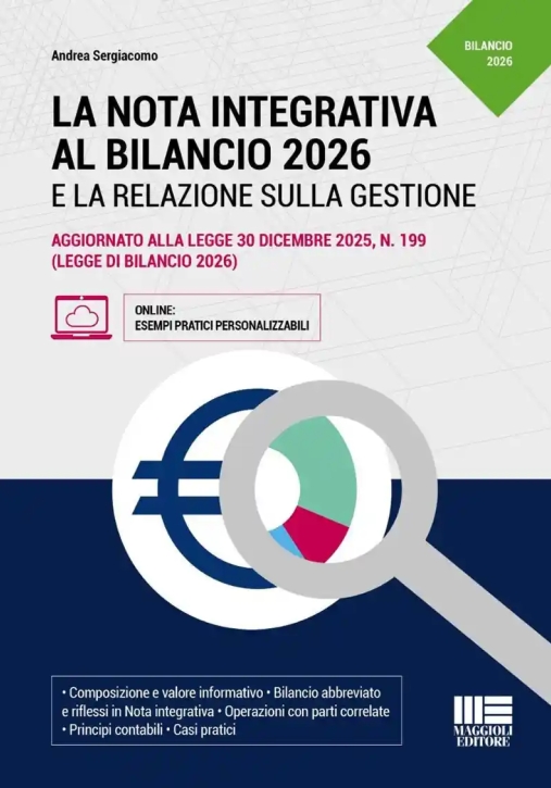 Immagine 0 di Nota Integrativa Al Bilancio 2026 13ed.