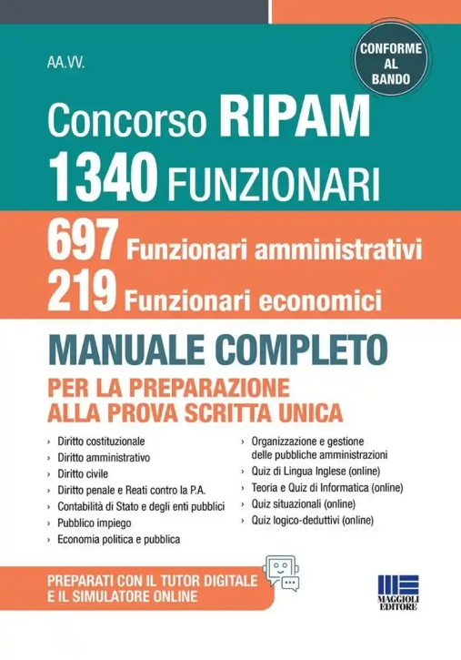 Immagine 0 di 697 Funzionari Amm.219 Economici Ripam