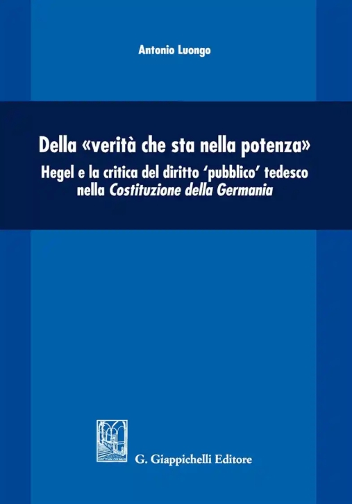 Immagine 0 di Della Verit? Che Sta Nella Potenza