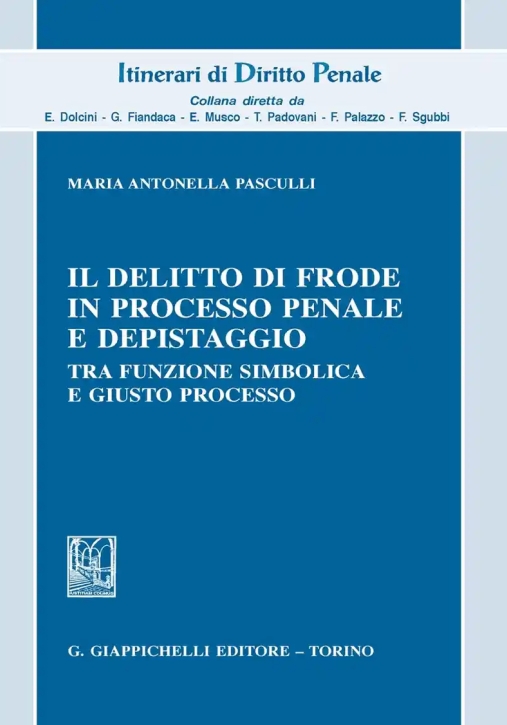 Immagine 0 di Delitto Frode Nel Proc.