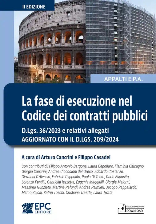 Immagine 0 di Fase Esecuzione Codice Lavori Pubblici