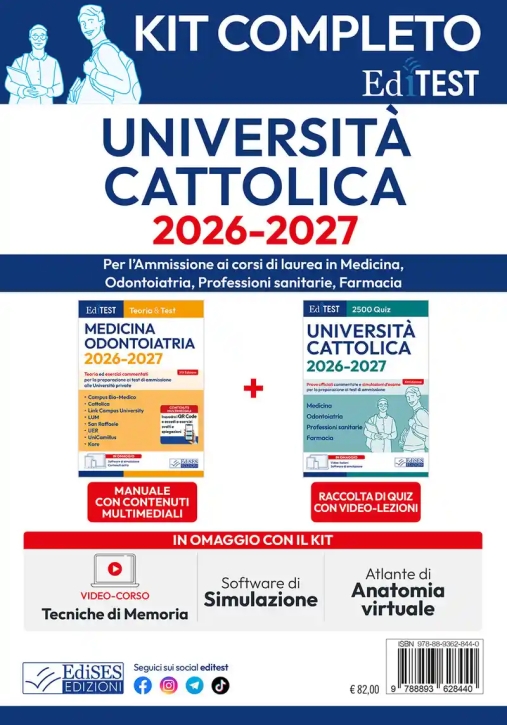Immagine 0 di Cattolica - Medicina - Kit 2v Di Preparazione