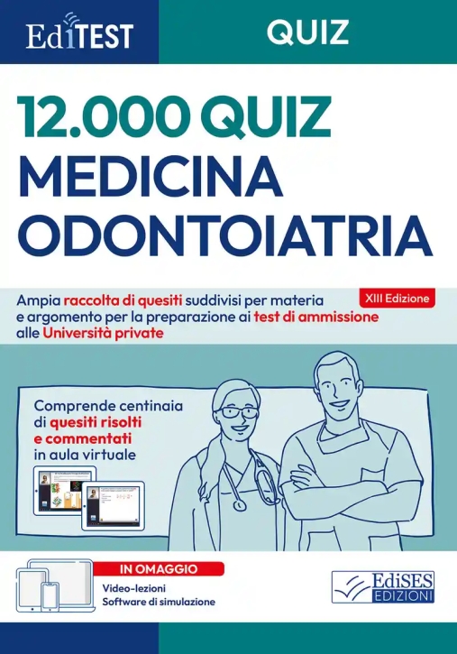 Immagine 0 di Medicina Odontoiatria - 12000 Quiz