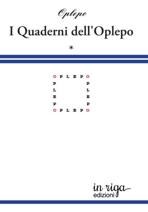 Immagine 0 di Quaderni Dell'oplepo 1