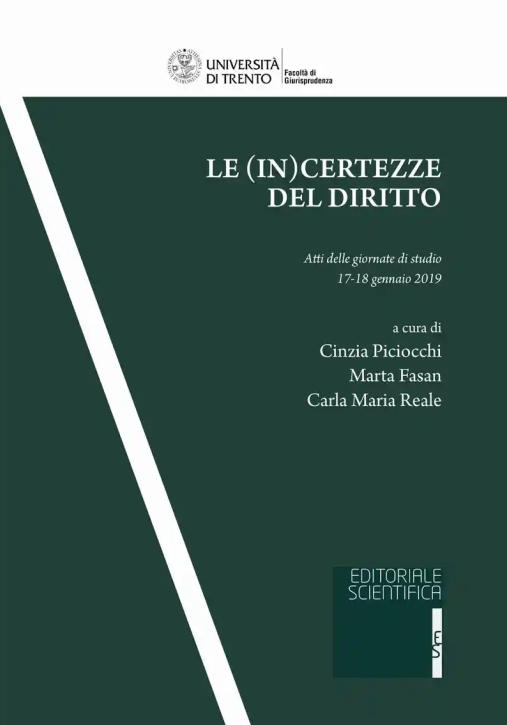Immagine 0 di Incertezze Del Diritto