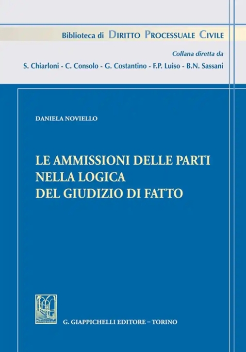 Immagine 0 di Ammissioni Parti Logica Giudizio Di Fatt
