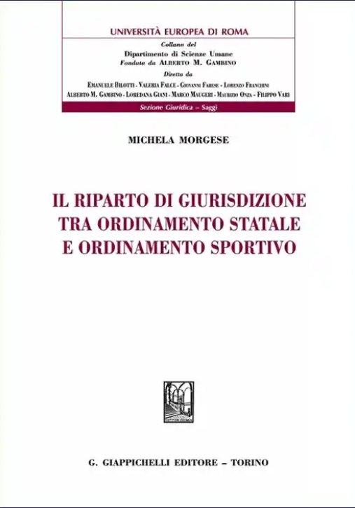 Immagine 0 di Riparto Di Giurisdizione Ordinam.statale