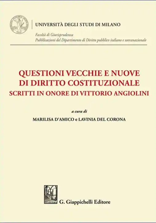 Immagine 0 di Questioni Vecchie E Nuove Dir.cost.le