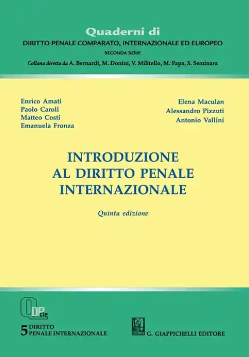 Immagine 0 di Introduzione Dir.penale Internazionale