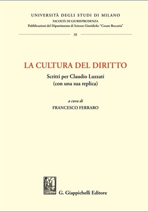 Immagine 0 di Cultura Del Diritto