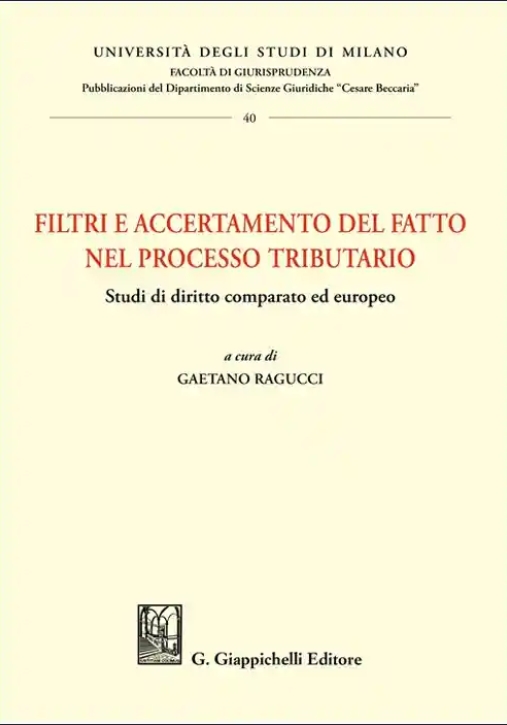 Immagine 0 di Filtri E Accertamento Fatto Proc.tribut.