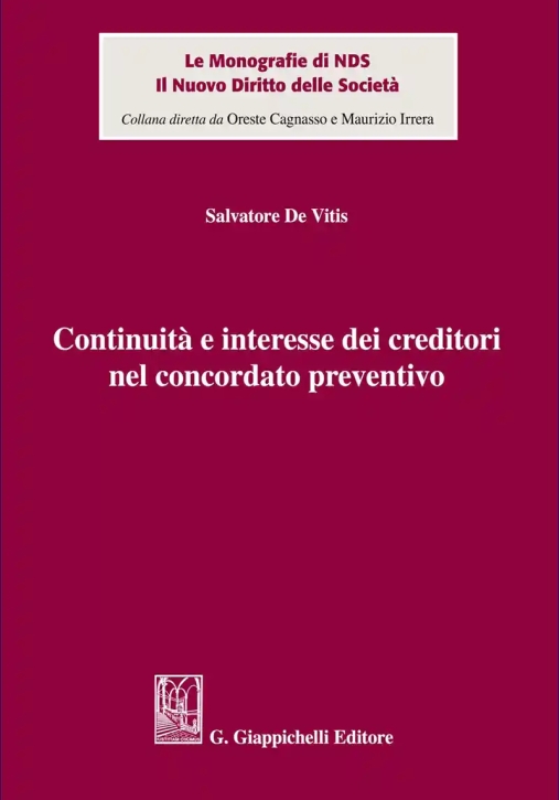 Immagine 0 di Continuita' E Interesse Dei Creditori