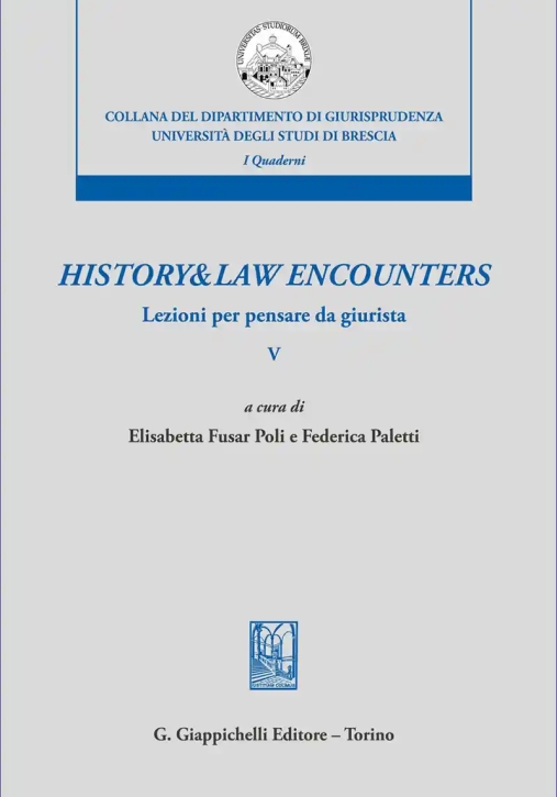 Immagine 0 di History & Law Encounters Tomo V