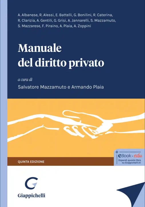 Immagine 0 di Manuale Di Diritto Privato 5ed